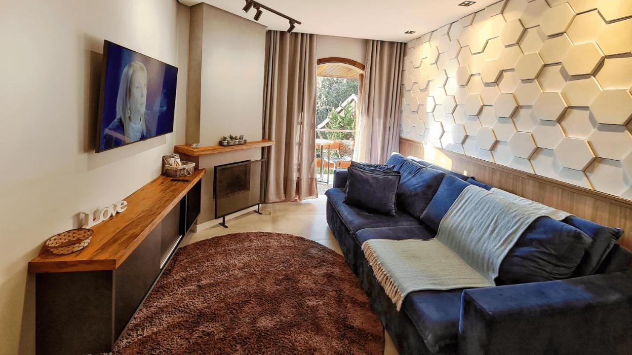Duplex Luxo Com Piscina Aquecida, Lareira E Wifi Apartman Campos do Jordão Kültér fotó